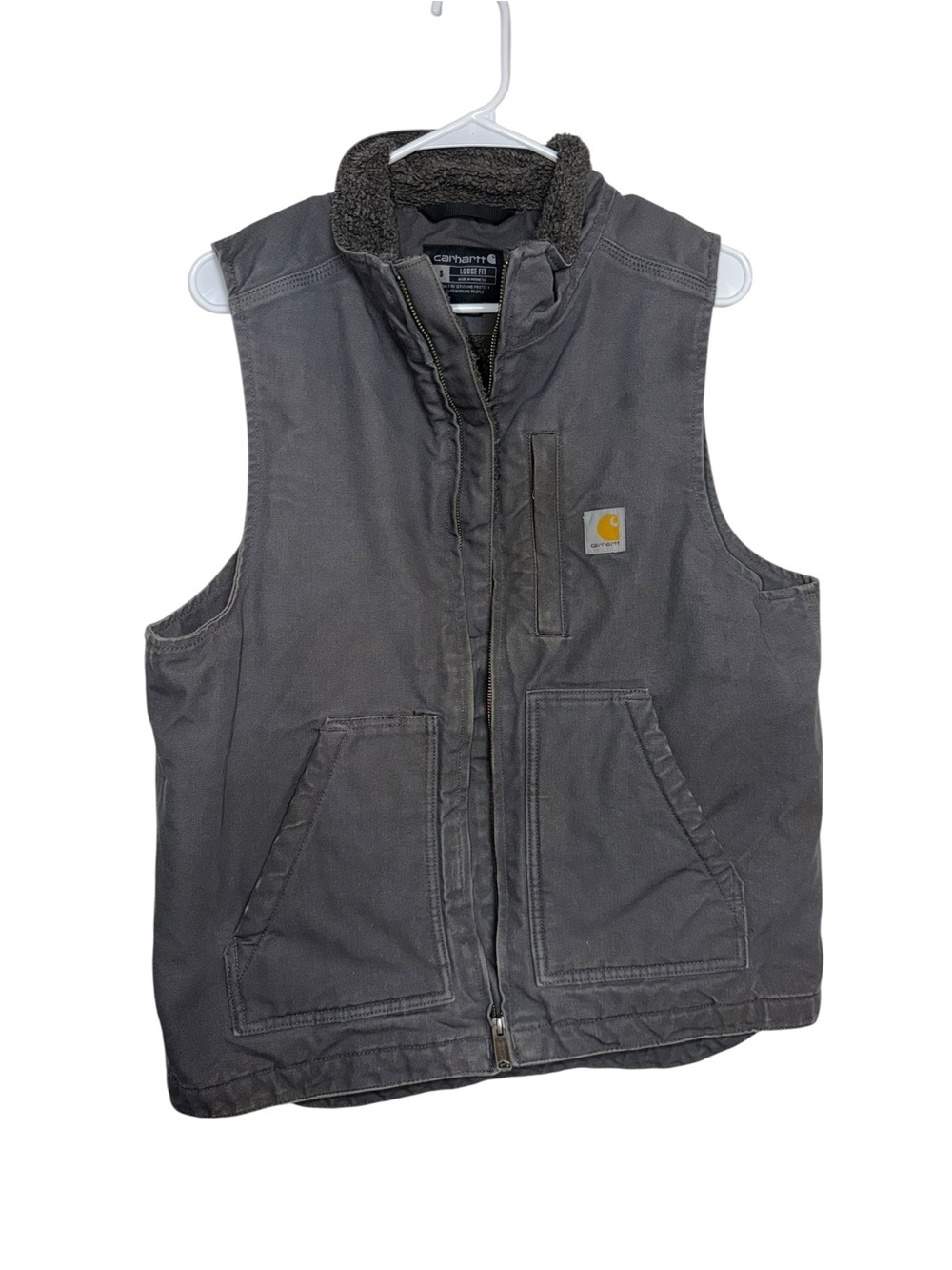 Carhartt Men's Insulated Work Vest - Charcoal Gray